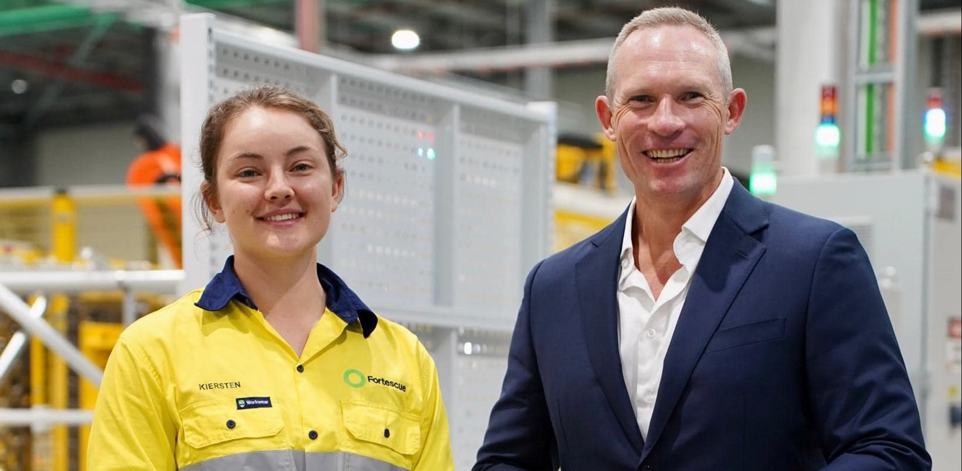 Gladstone shines as Fortescue opens Australia's first commercial scale hydrogen electrolyser manufacturing facility Main Image